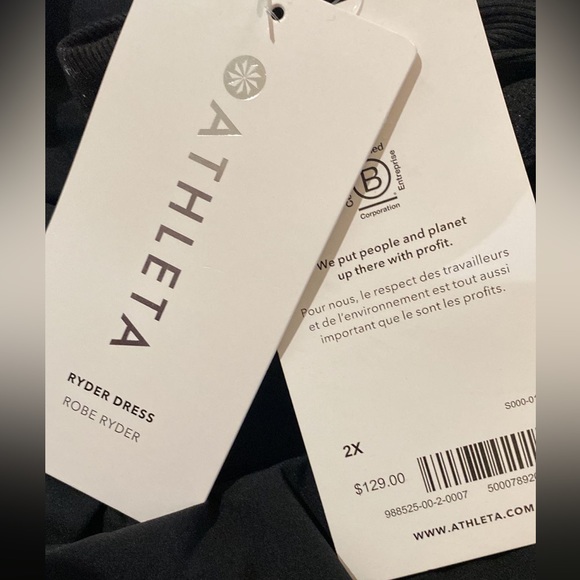 ATHLETA Ryder Dress // Black - Picture 10 of 16